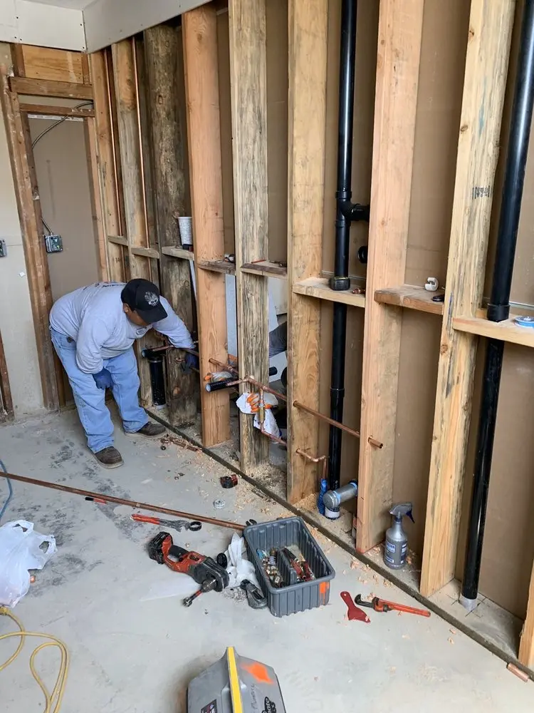 Commercial rough-in plumbing for Water Heater Replacement in Hillendale Park